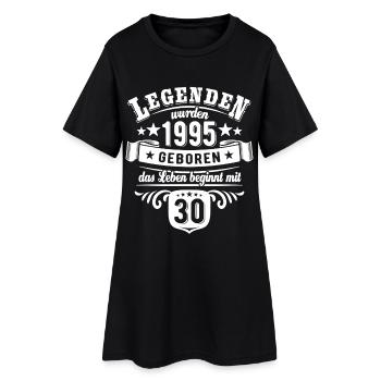 Les légendes sont nées en 1995 - 30e anniversaire - Robe T-shirt Femme - noir - Devant
