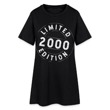 Edition limitée 2000 - Robe T-shirt Femme - noir - Devant