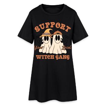 Halloween - Robe T-shirt Femme - noir - Devant