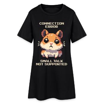 Erreur de connexion : Smalltalk impossible | Intro - Robe T-shirt Femme - noir - Devant