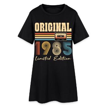 Cadeau original pour les 40 ans de 1985 - Robe T-shirt Femme - noir - Devant