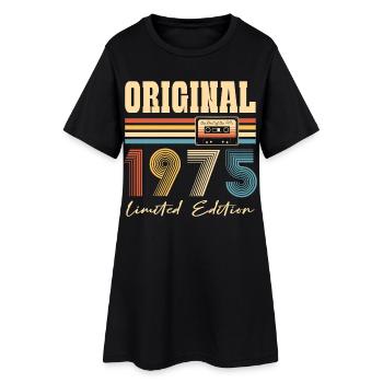 50. Geburtstag Original 1975 50 Jahre alt Geschenk - Frauen T-Shirt-Kleid - Schwarz - Vorne