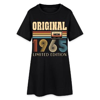 60e anniversaire 60 ans original 1965 - Robe T-shirt Femme - noir - Devant
