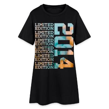 ÉDITION LIMITÉE 2014 12 ANS 12E ANNIVERSAIRE - Robe T-shirt Femme - noir - Devant