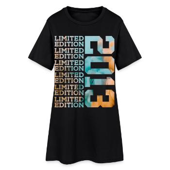 LIMITED EDITION 2013 13 JAHRE 13. GEBURTSTAG - Frauen T-Shirt-Kleid - Schwarz - Vorne