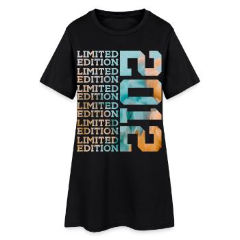 ÉDITION LIMITÉE 2012 14 ANS 14E ANNIVERSAIRE - Robe T-shirt Femme - noir - Devant