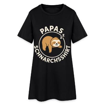 Fatherhood DAD'S SNORING SHIRT FUNNY - Women’s T-Shirt Dress - black - Front