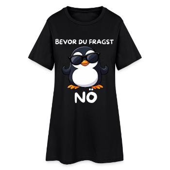 Pingouin aux lunettes de soleil Basse-Autriche - Robe T-shirt Femme - noir - Devant