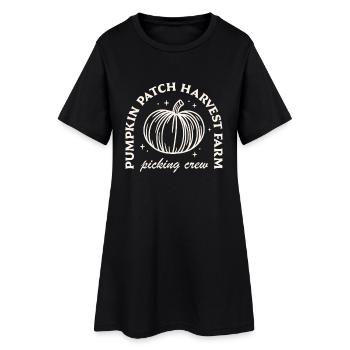 Équipe de récolte de citrouilles Équipe d’amis de la famille - Robe T-shirt Femme - noir - Devant