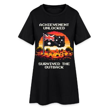 Succès : l’Outback a survécu | Australie - Robe T-shirt Femme - noir - Devant