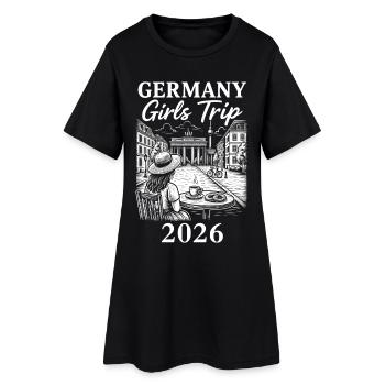 Voyage entre filles en Allemagne 2026 - Robe T-shirt Femme - noir - Devant