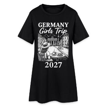 Germany Girls Trip 2027 - Frauen T-Shirt-Kleid - Schwarz - Vorne
