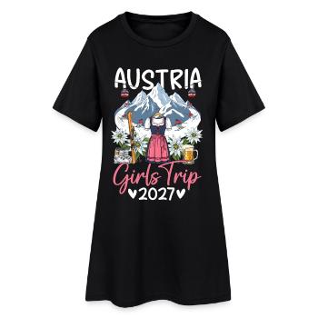 Austria Girls Trip 2027 - Women’s T-Shirt Dress - black - Front