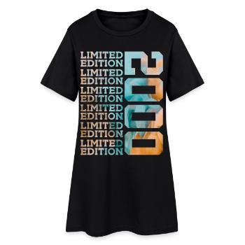 LIMITED EDITION 2000 26 JAHRE 26. GEBURTSTAG - Frauen T-Shirt-Kleid - Schwarz - Vorne