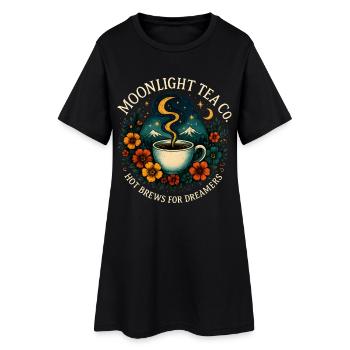 Dreamlight Brew Co | Bières chaudes pour les rêveurs - Robe T-shirt Femme - noir - Devant