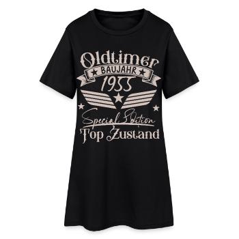 Millésime 1955 Année de construction Conception - Robe T-shirt Femme - noir - Devant