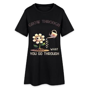 Émotionnellement fort – Grandir et guérir - Robe T-shirt Femme - noir - Devant