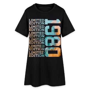 ÉDITION LIMITÉE 1980 45 ANS 45E ANNIVERSAIRE - Robe T-shirt Femme - noir - Devant