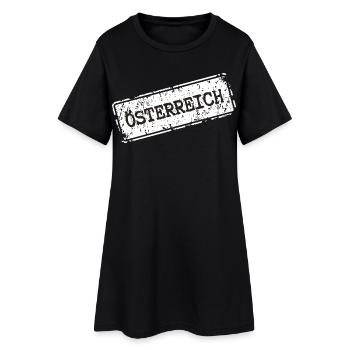 Autriche - Robe T-shirt Femme - noir - Devant