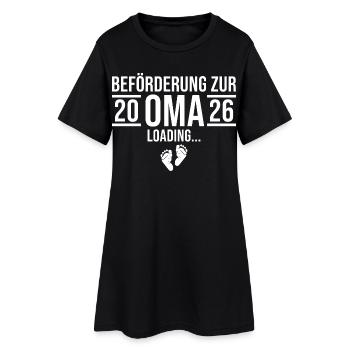 Chargement d'Oma 2026 - Future grand-mère - Robe T-shirt Femme - noir - Devant