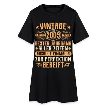 Millésime 2009 Année de naissance - 16e anniversaire - Robe T-shirt Femme - noir - Devant