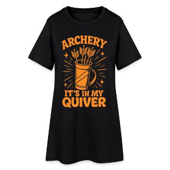 Le tir à l'arc est dans mon carquois Archer - Robe T-shirt Femme - noir - Devant