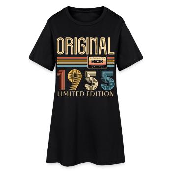 70e anniversaire Original 1955 70 ans cadeau - Robe T-shirt Femme - noir - Devant