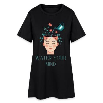Creative Mental Water Care Design - Women’s T-Shirt Dress - black - Front