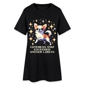 La valeur de la gentillesse au-delà des frontières du système | Chihuahua - Robe T-shirt Femme - noir - Devant