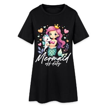 Sirène Sirènes Sirène hors service - Robe T-shirt Femme - noir - Devant