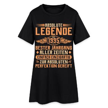 30th birthday - Legend since 1995 - Women’s T-Shirt Dress - black - Front