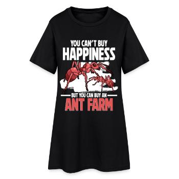 Ant Breeding Ant Breeder Ants - Women’s T-Shirt Dress - black - Front