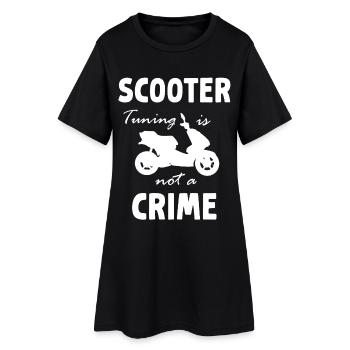 Le Scooter Tuning n’est pas un crime - Robe T-shirt Femme - noir - Devant