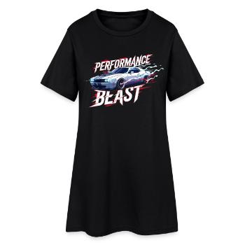 Conception de performance de muscle car - Robe T-shirt Femme - noir - Devant