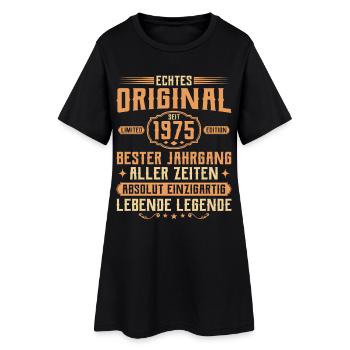 Genuine original since 1975 - 50th birthday - Women’s T-Shirt Dress - black - Front