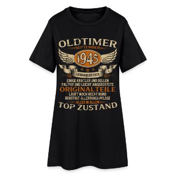 Cadeau d'anniversaire pour les 80 ans d'une voiture ancienne, septembre 1945 - Robe T-shirt Femme - noir - Devant