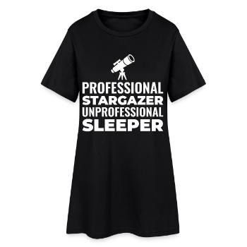 Conception de la navigation céleste - Robe T-shirt Femme - noir - Devant
