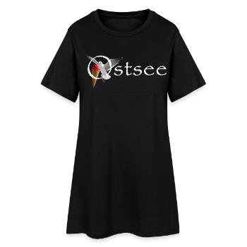 Ostsee Möwe Eisräuber Raubvogel - Women’s T-Shirt Dress - black - Front