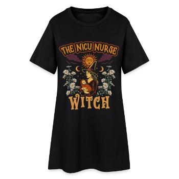 USIN Krankenschwester L’infirmière sorcière de l’USIN - Robe T-shirt Femme - noir - Devant