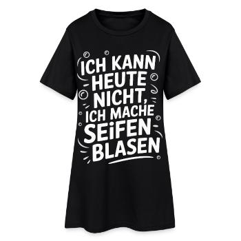 Motivational design with handwritten font - Women’s T-Shirt Dress - black - Front