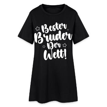 Meilleur frère du monde - Robe T-shirt Femme - noir - Devant