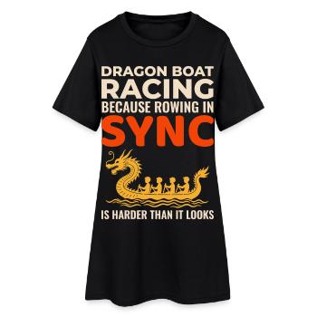Dragon Boat Race Team Spirit  - Robe T-shirt Femme - noir - Devant