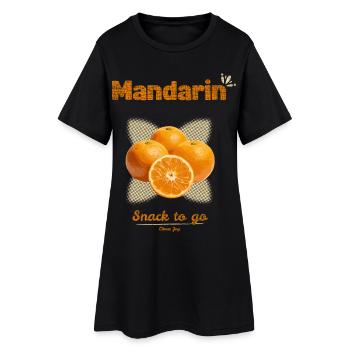 Mandarins | Snack To Go - Women’s T-Shirt Dress - black - Front