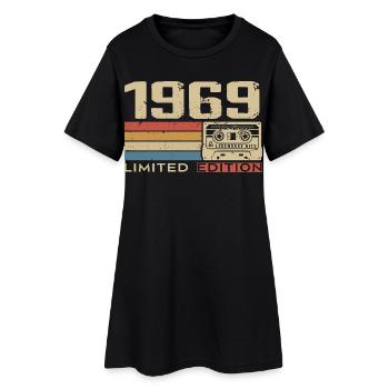 Légendes 1969 Millésime 1969 Jubilé 1969 vintage  - Robe T-shirt Femme - noir - Devant
