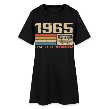 Légendes 1965 Millésime 1965 Jubilé 1965 vintage  - Robe T-shirt Femme - noir - Devant