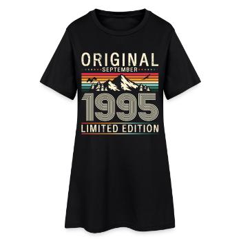 30e anniversaire Original septembre 1995 - Robe T-shirt Femme - noir - Devant