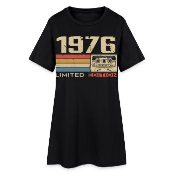 Légendes 1976 Millésime 1976 Jubilé 1976 vintage  - Robe T-shirt Femme - noir - Devant