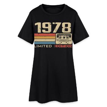 Légendes 1978 Millésime 1978 Jubilé 1978 vintage  - Robe T-shirt Femme - noir - Devant