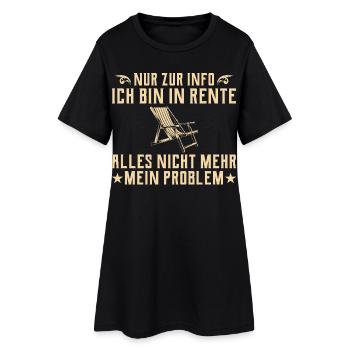 Pension - Tout n'est plus mon problème - Retraite - Robe T-shirt Femme - noir - Devant
