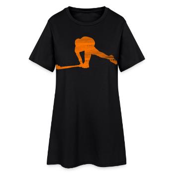 Hockey Pays-Bas - Robe T-shirt Femme - noir - Devant